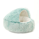 Plush Shell Pet Bed for Cats and Dogs