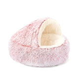 Plush Shell Pet Bed for Cats and Dogs